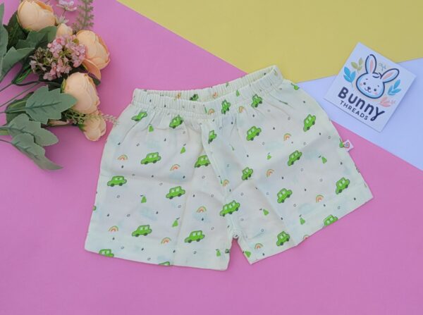 Organic cotton shorts for babies