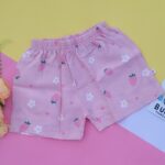 Organic muslin cotton shorts for baby