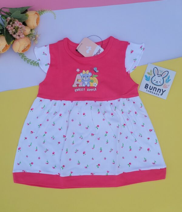 Tango cotton frock for newborn baby