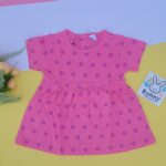 Tango Pink Cotton Frock for baby girl