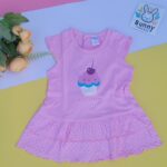 Tango Pink cotton frock for baby girl