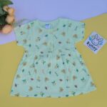 Tango Green Knitted Cotton Frock