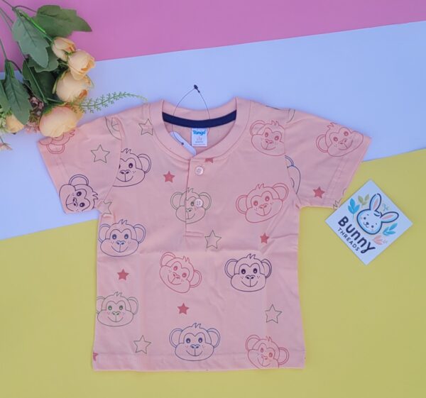 Tango pink cotton t-shirt for babies