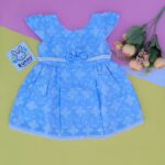 blue cotton frock