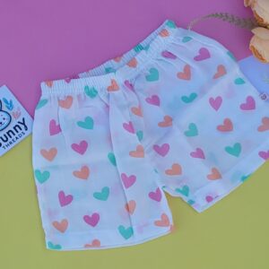 Organic Muslin cotton shorts for babies