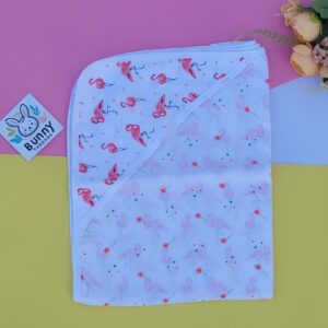 Swann Printed Hooded Blanket for babies