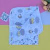 Reversible hooded blanket for newborn